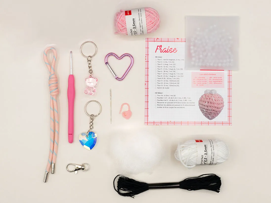 La Petite Epicerie Glam Pink haakkit tashangers roze