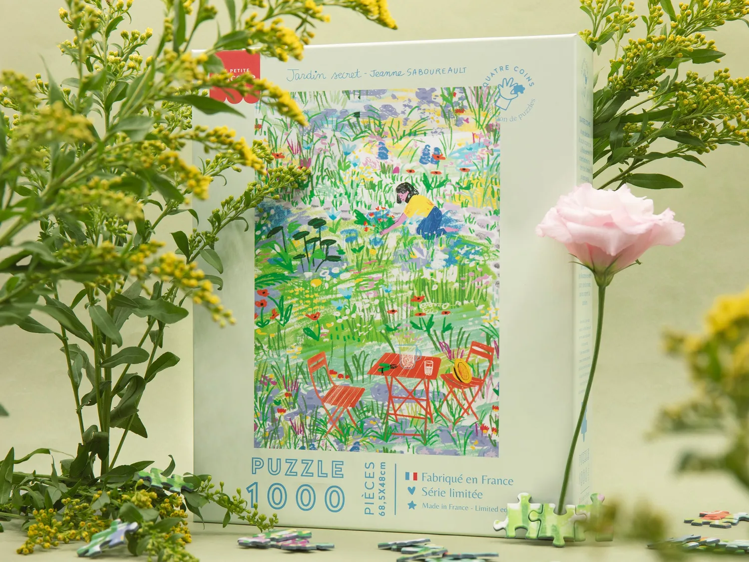 La Petite Epicerie Quatre Coins Jardin Secret puzzel 1000 stukjes