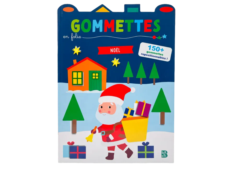 La Petite Epicerie stickerboek kerst gommettes en folie