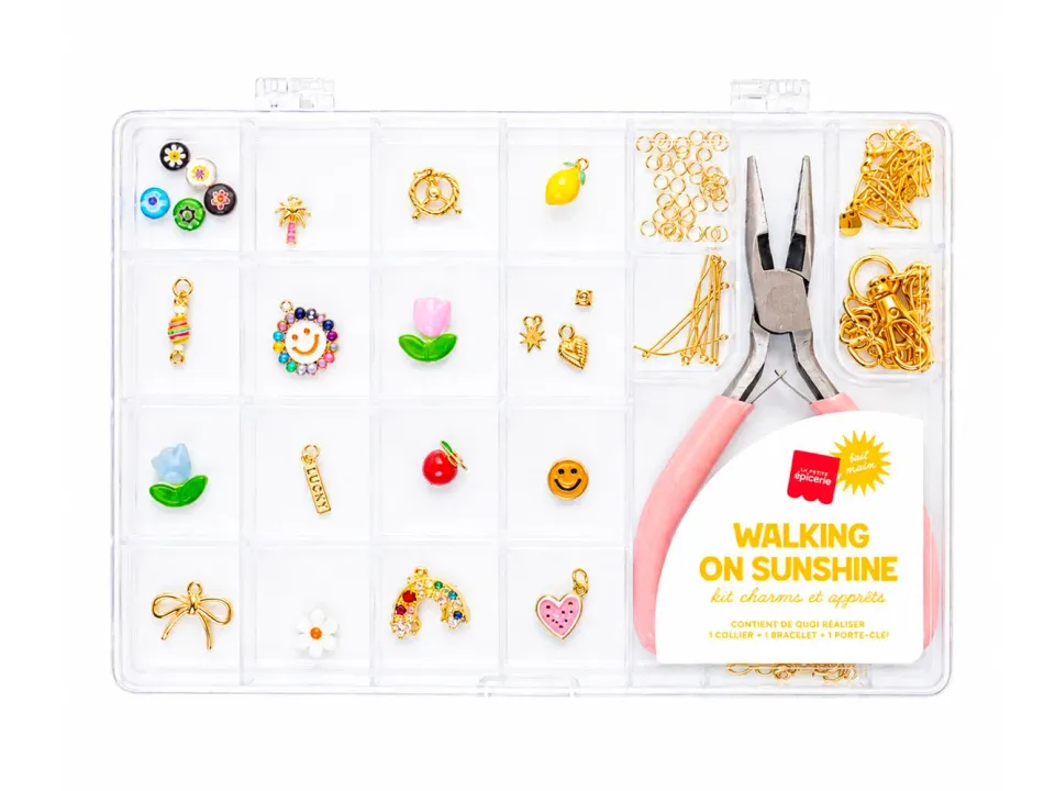 La Petite Epicerie Walking on Sunshine sieraden set bedels