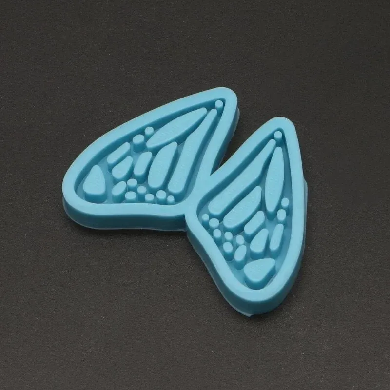 Bijounique 22 Dubbele vlindervleugels mal 5,5x4 cm