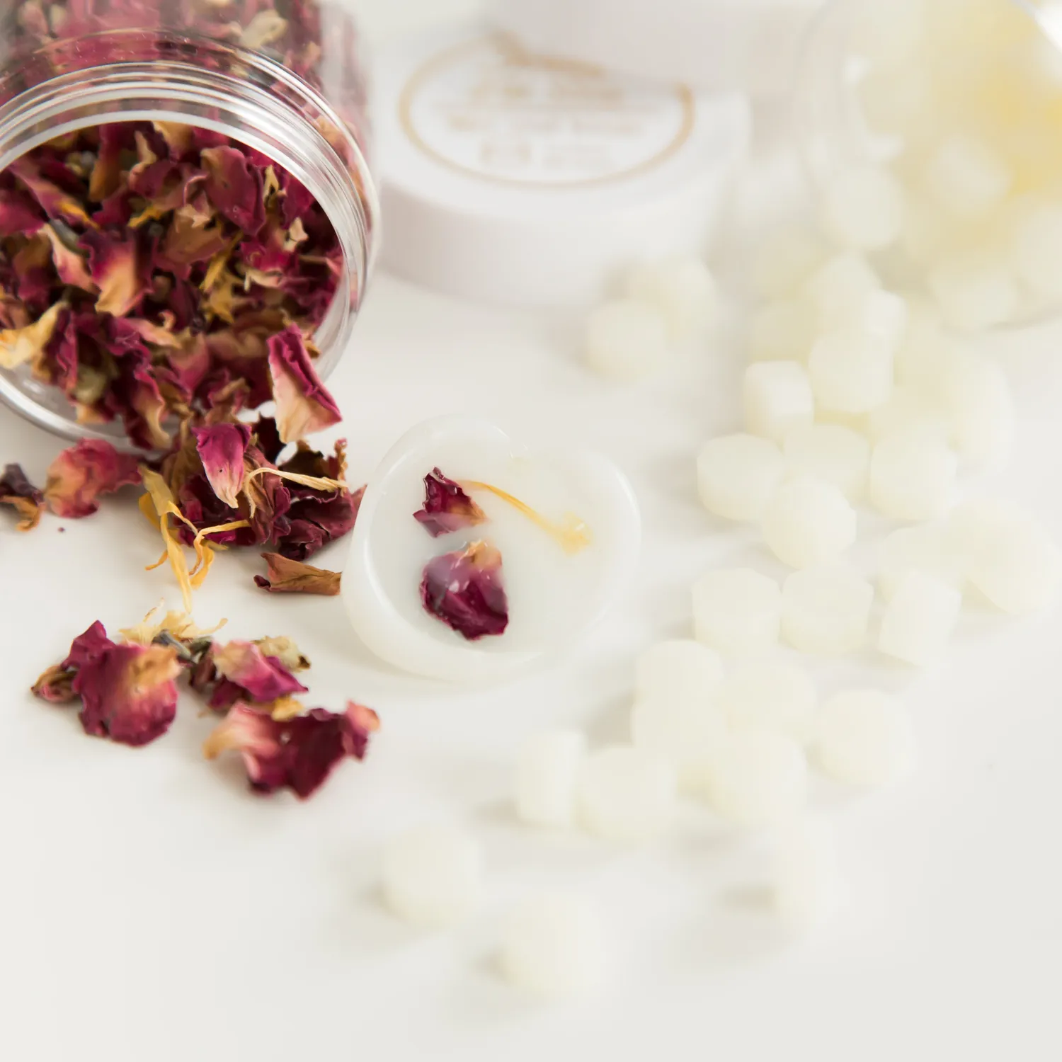 Jessy at Sea Dried Flower Petals droogbloemen potje