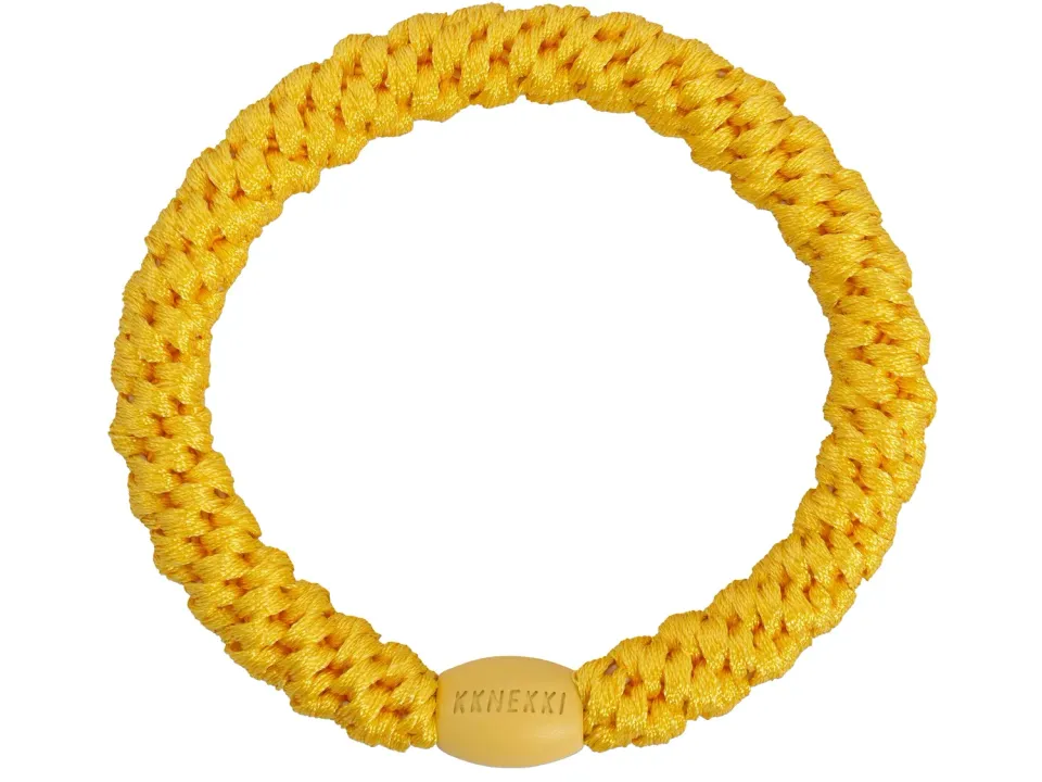 Kknekki Soleil haarelastiek classic geel oranje