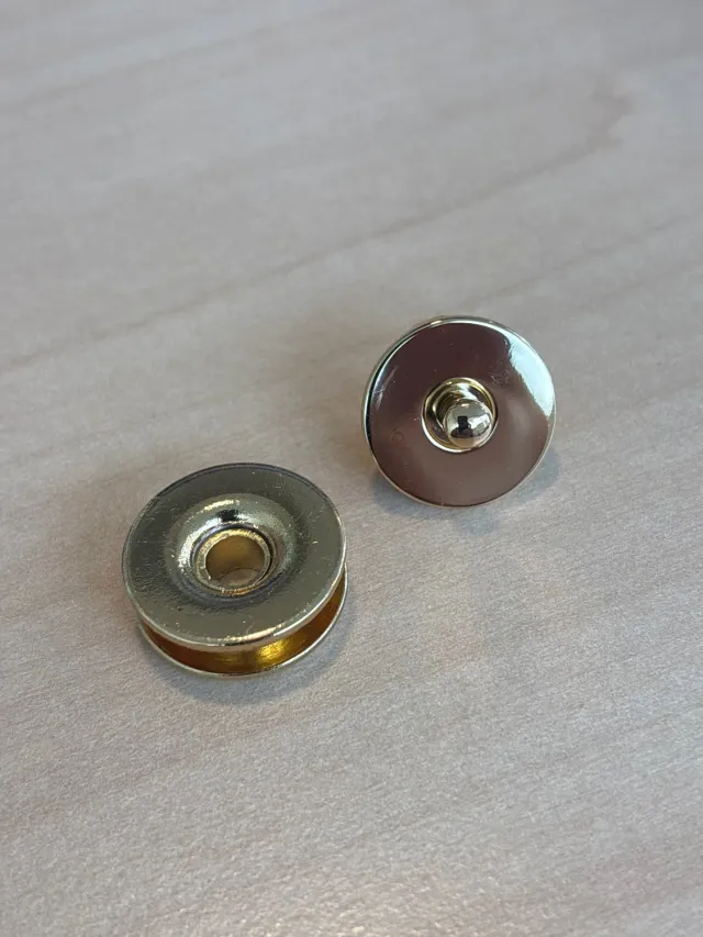 Leather House Magnetisch Slot Goud 20mm RVS