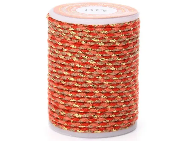 La Petite Epicerie Katoenkoord 1,5mm Koord Rood Mix 4 Meter