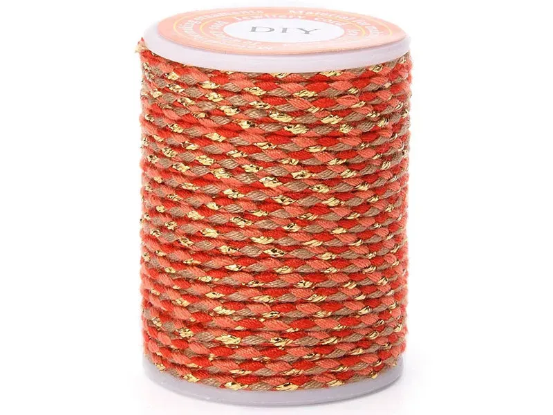 La Petite Epicerie Katoenkoord 1,5mm Koord Rood Mix 4 Meter