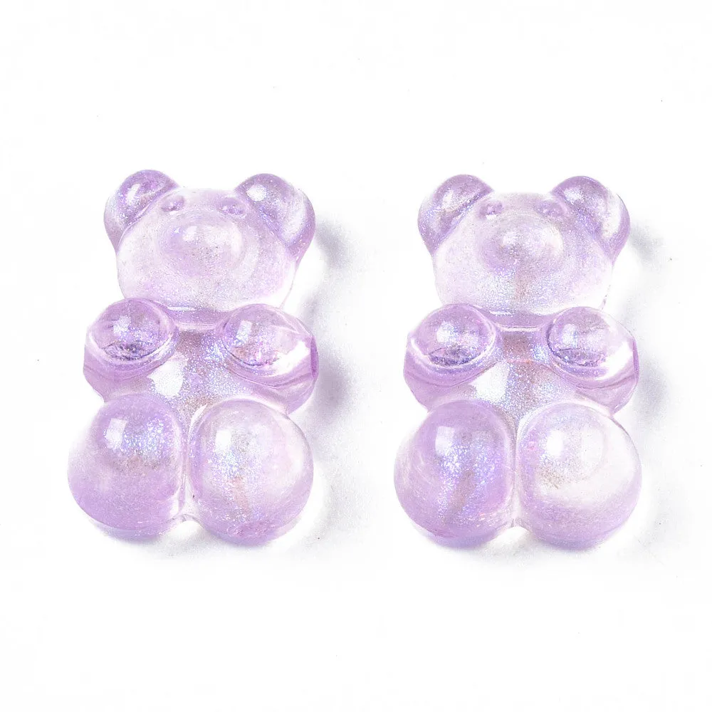 La Petite Epicerie Nounours beren kralen multicolor 20 stuks 18x12 mm
