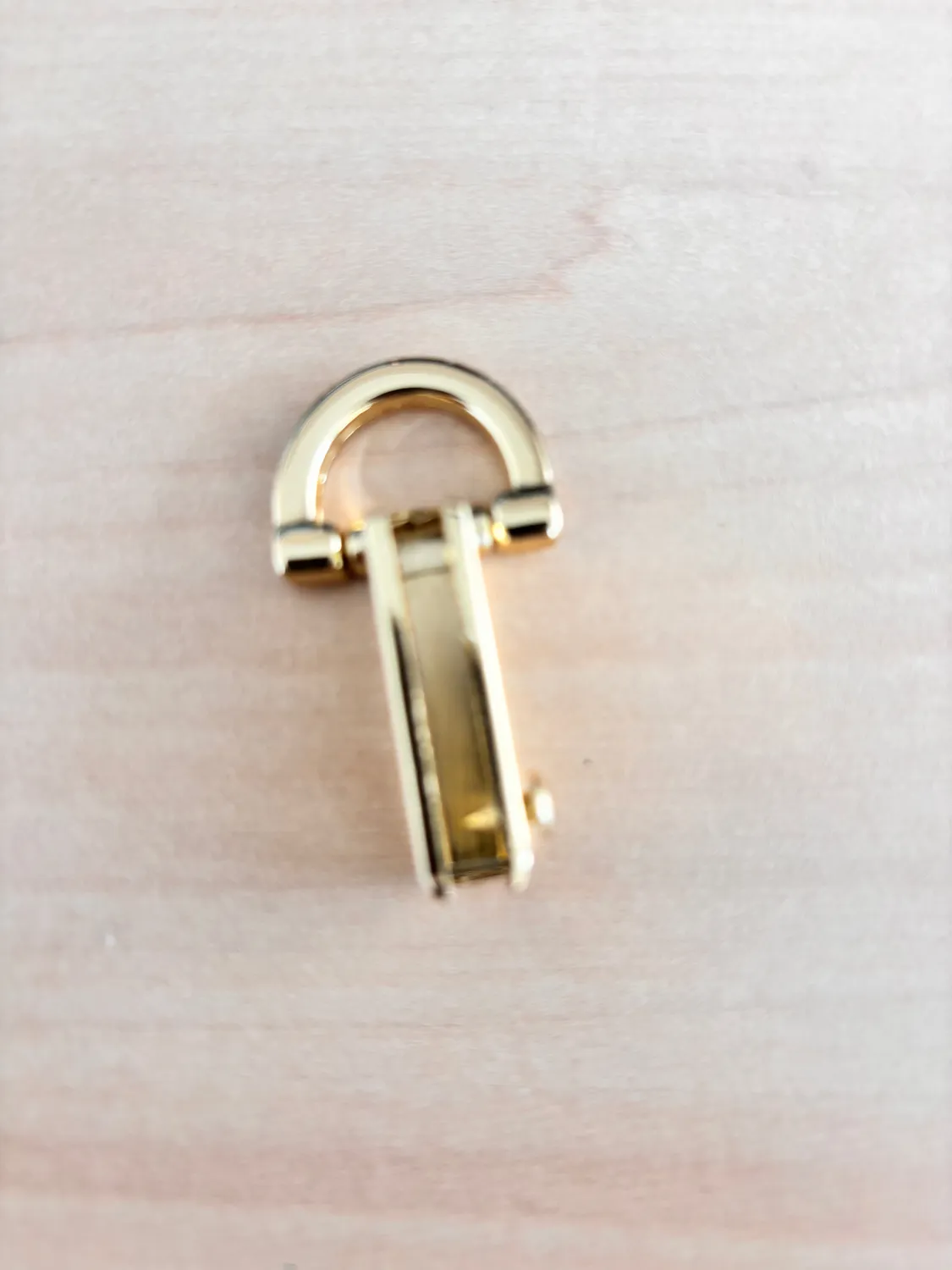 Leather House Handvatbevestiger Gold 12x30x8 mm goud