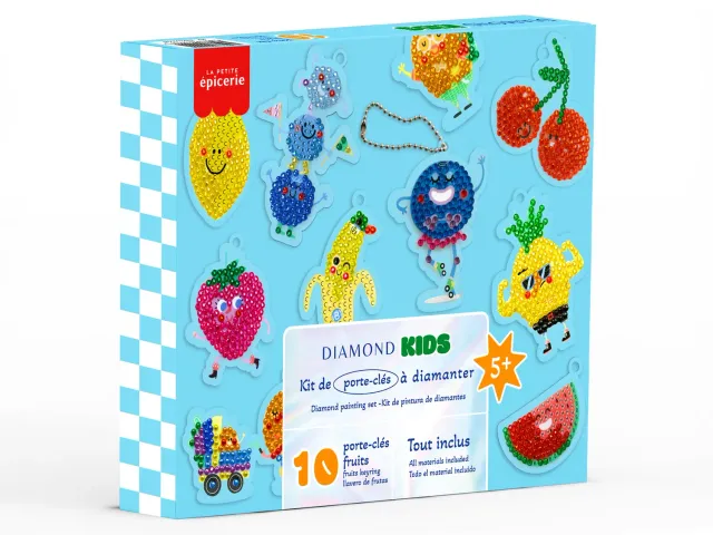 La Petite Epicerie Diamond Painting Kids sleutelhangers fruit 10 stuks