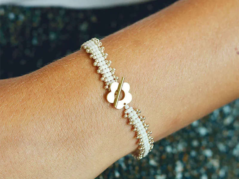 La Petite Epicerie MKMI Mes bijoux en perles de rocailles sieraden set groen