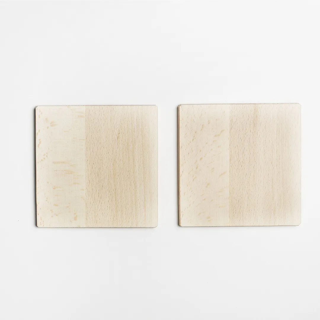 Astrid Brouwers Snijplank vierkant beuken 20x20 cm onbehandeld