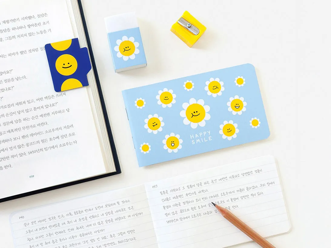 La Petite Epicerie Smile Happy notitieboekje bloemen pocket