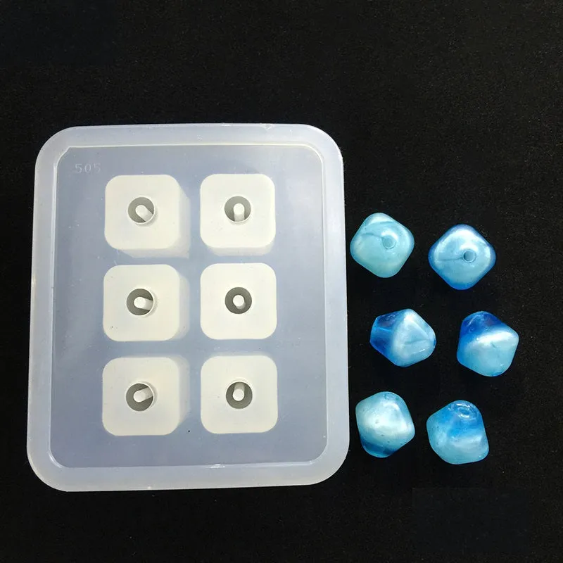 Bijounique Rhombus K8 kralenmal 9 mm 6 stuks