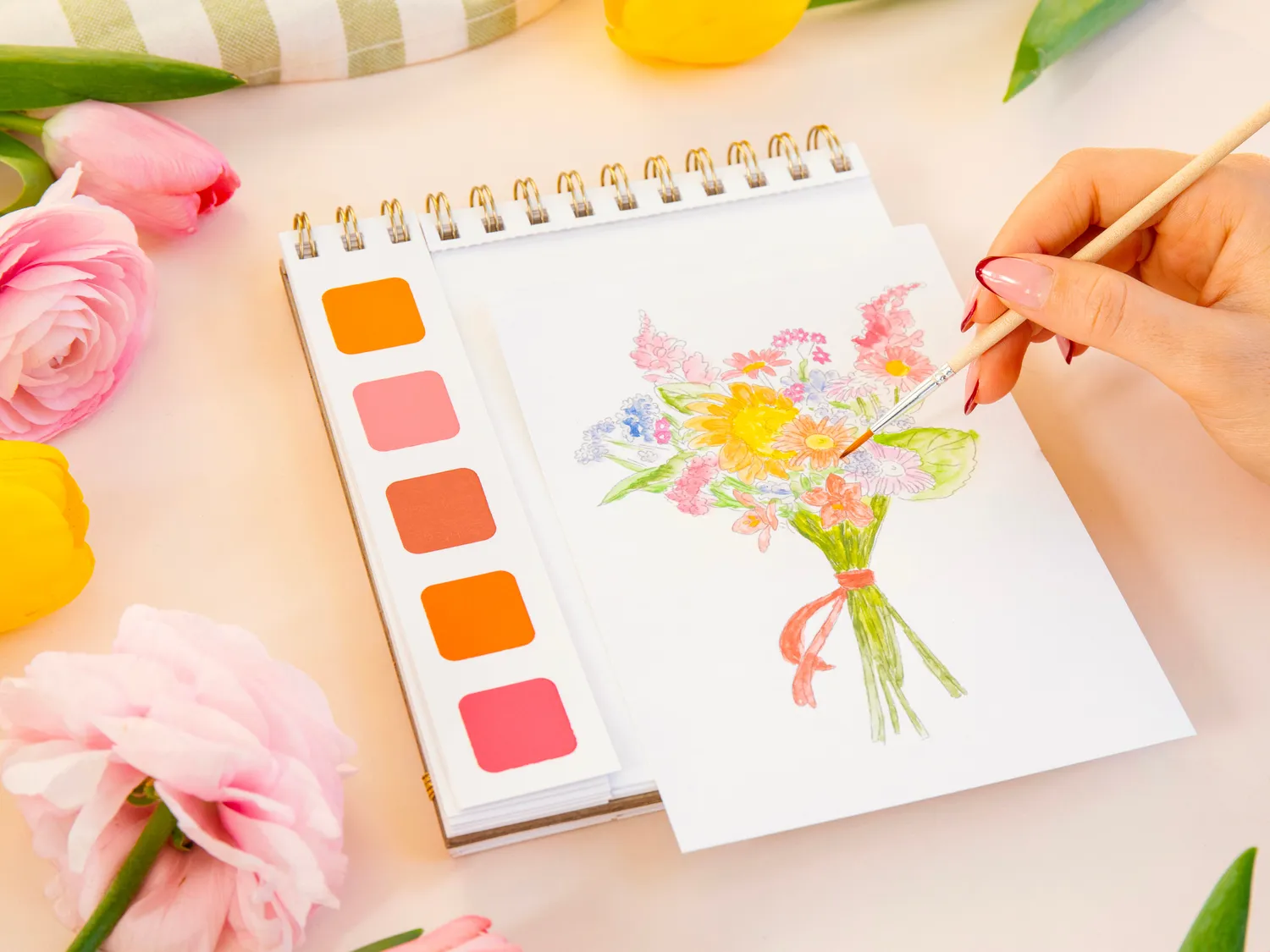 La Petite Epicerie Travel Book Secret Garden aquarelboek