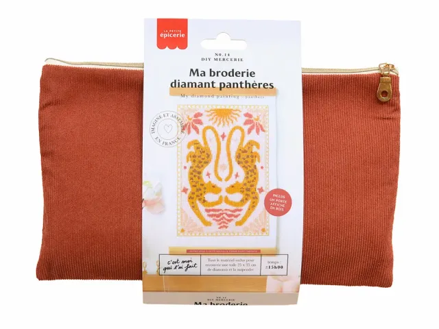 La Petite Epicerie Home Deco Panthères diamond painting kit