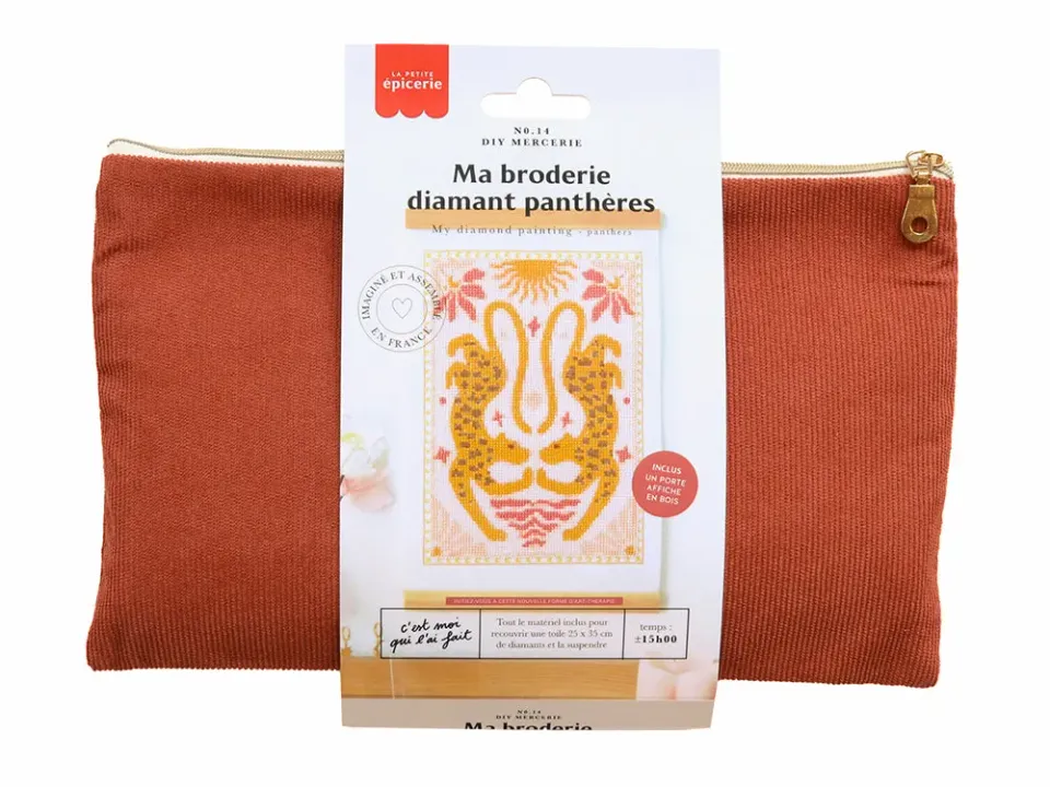 La Petite Epicerie Home Deco Panthères diamond painting kit
