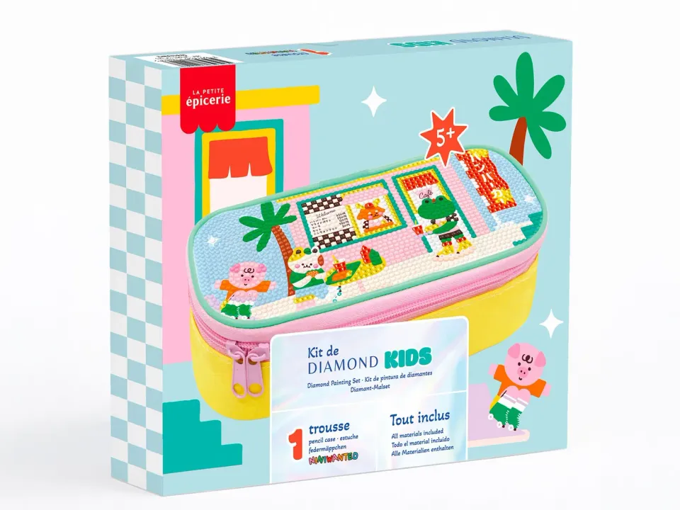 Petit Diamond etui diamond painting Skatepark kids