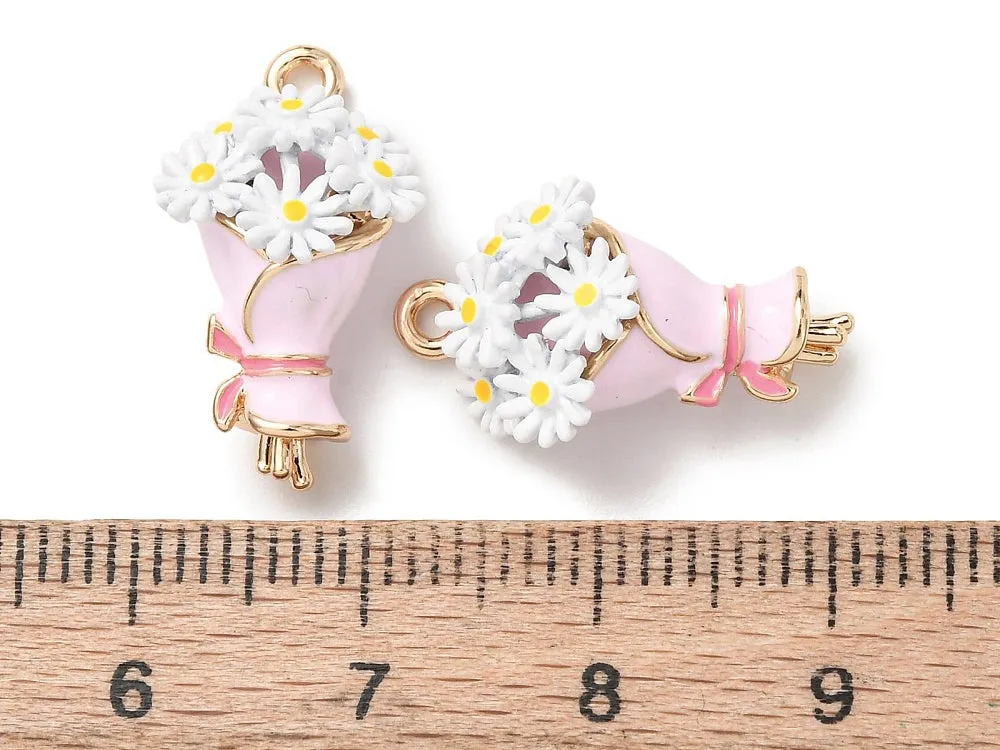 La Petite Epicerie bedel bloemenboeket goud emaille