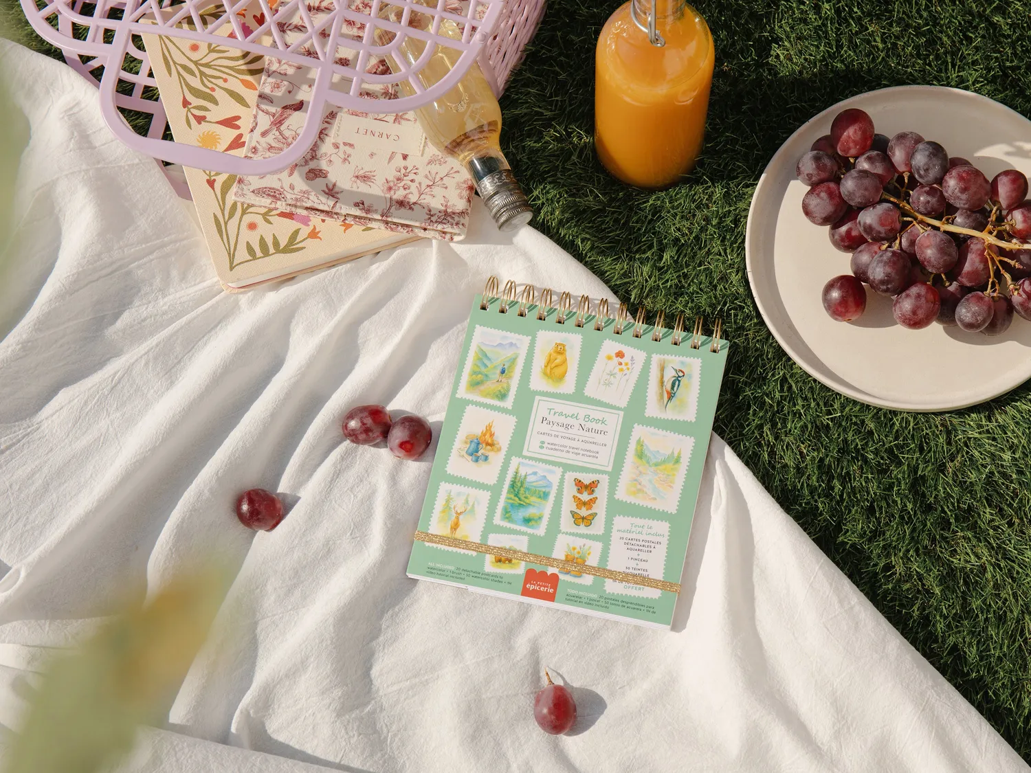La Petite Epicerie Travel Book Paysage Nature aquarelboek