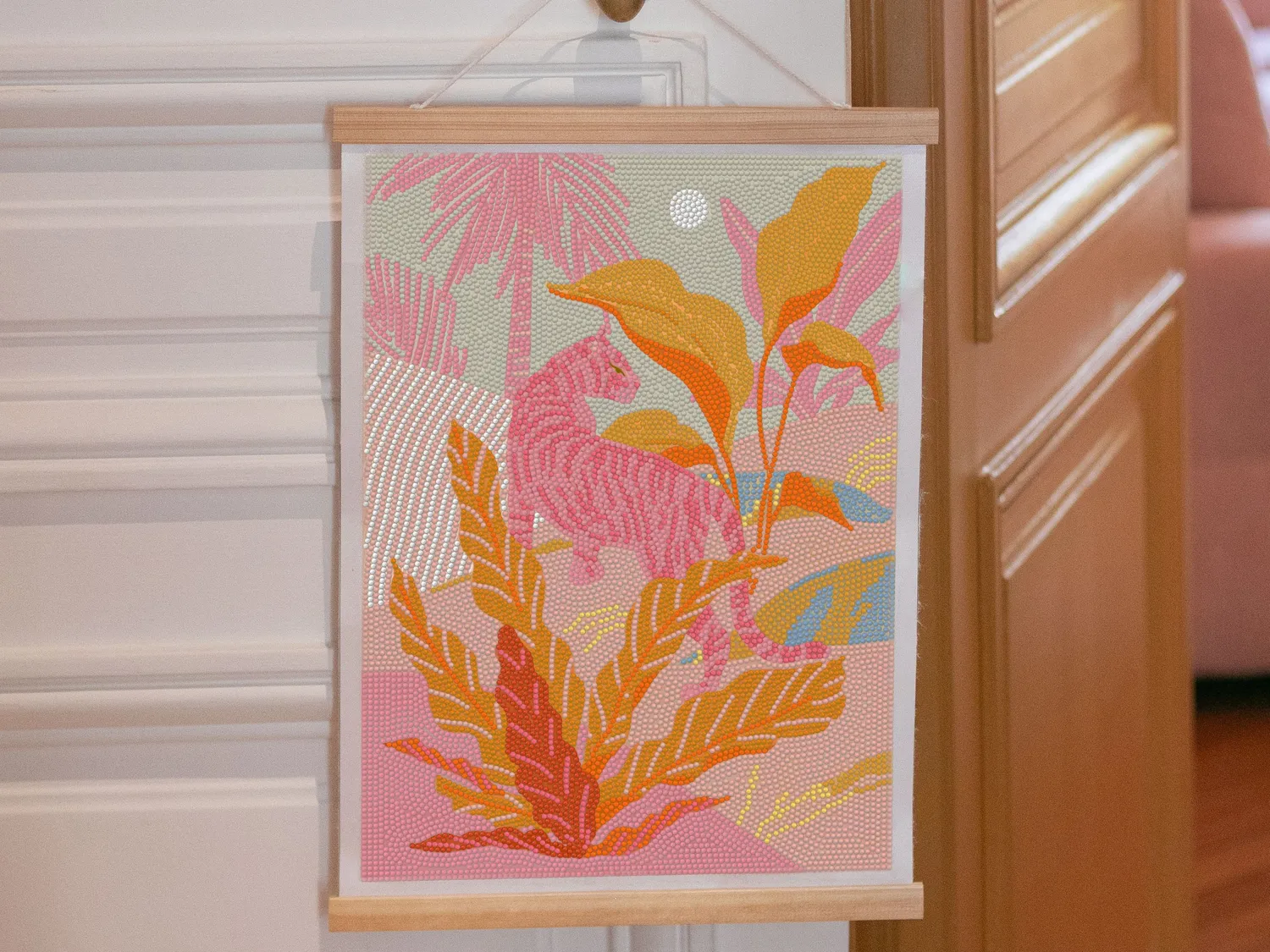 Petit Diamond Pink Jungle diamond painting tijger