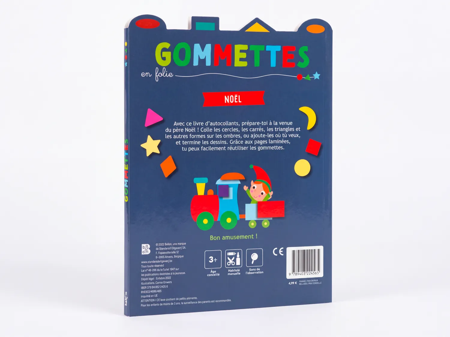 La Petite Epicerie stickerboek kerst gommettes en folie