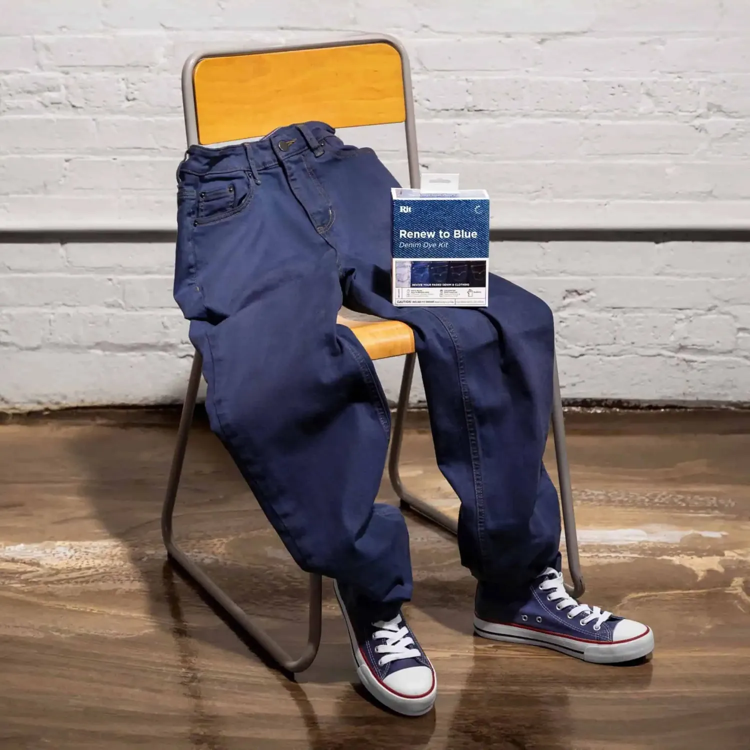 Rit Renew to Blue Denim textielverfset blauw