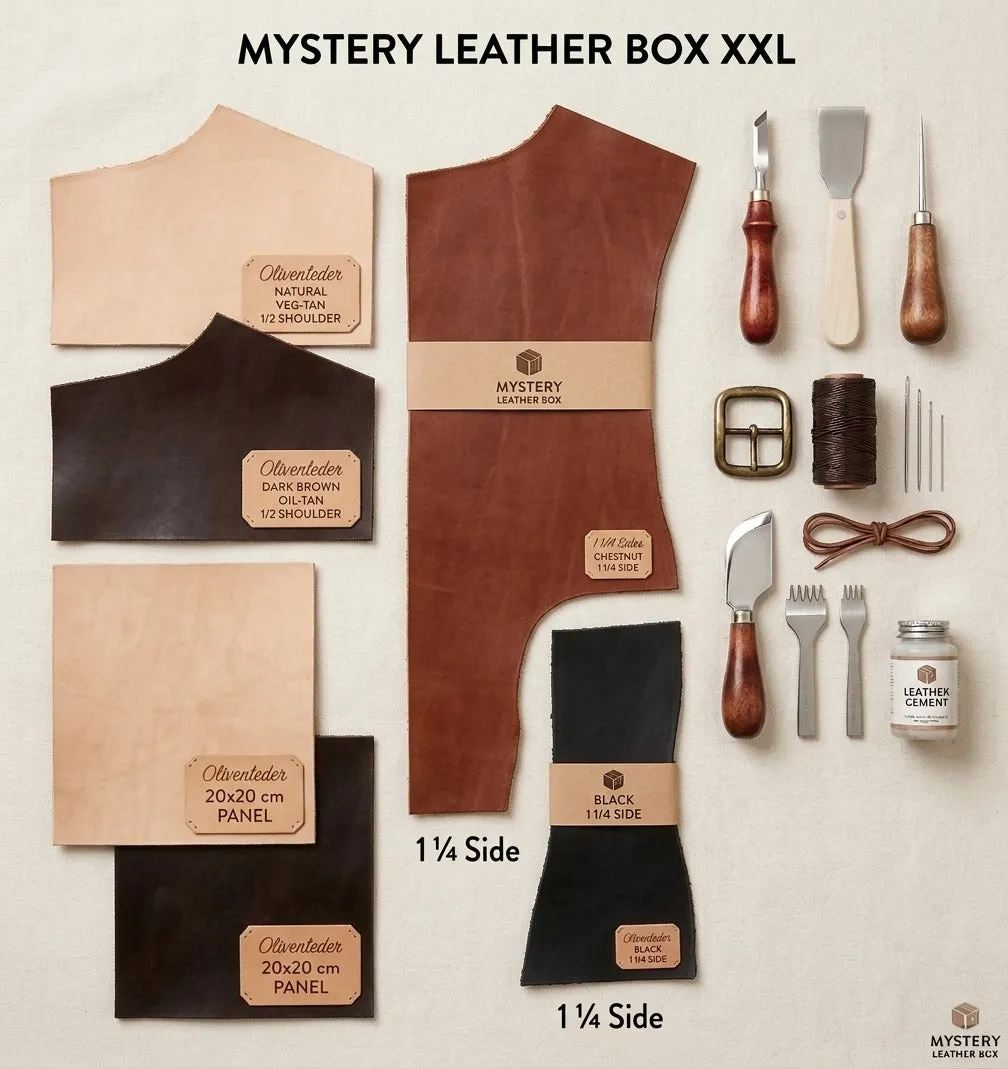 Leather House Mystery Leather Box leer Starter