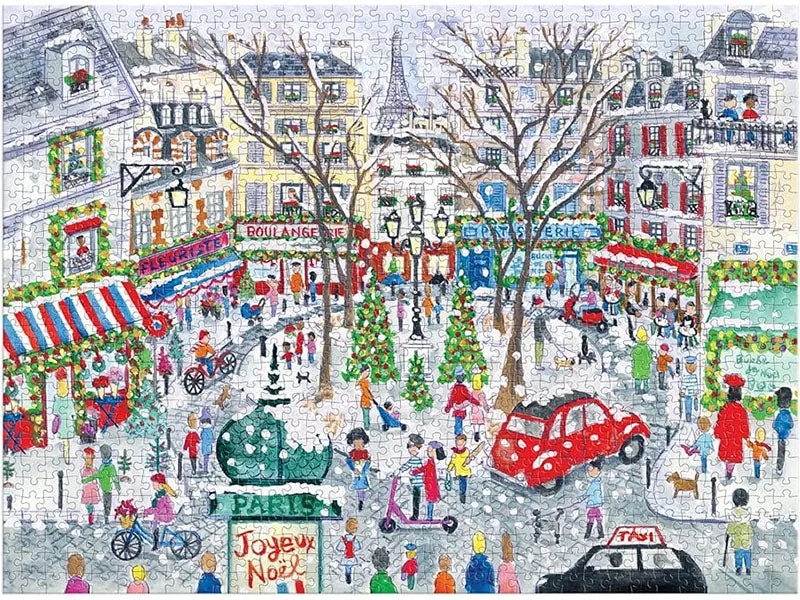 Galison Christmas in Paris puzzel 1000 kerst