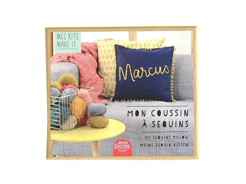 La Petite Epicerie Make It Mon Coussin Pailletten Knutselpakket 40x40