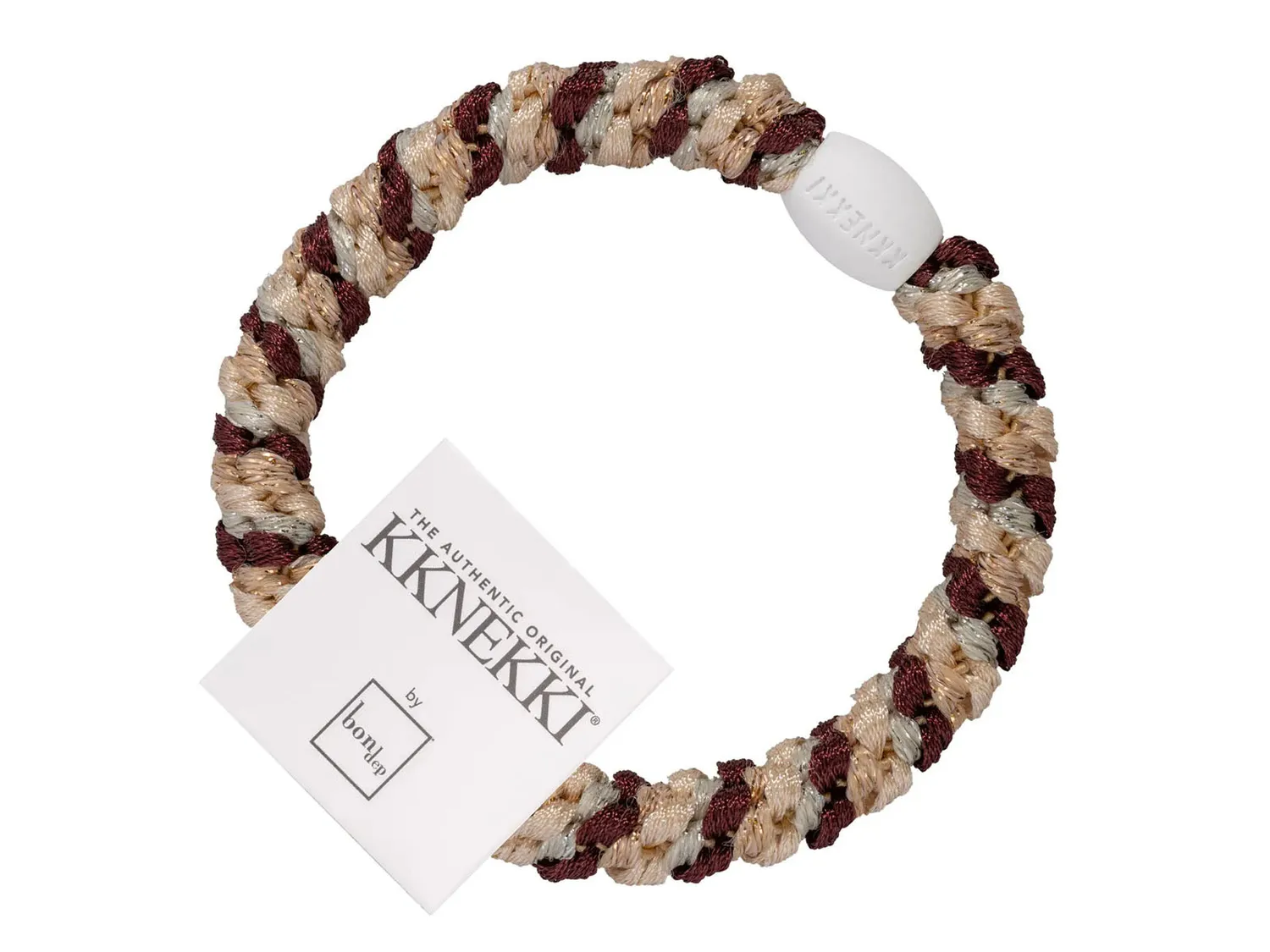 Kknekki Classic haarelastiek roest pailletten zonder metaal