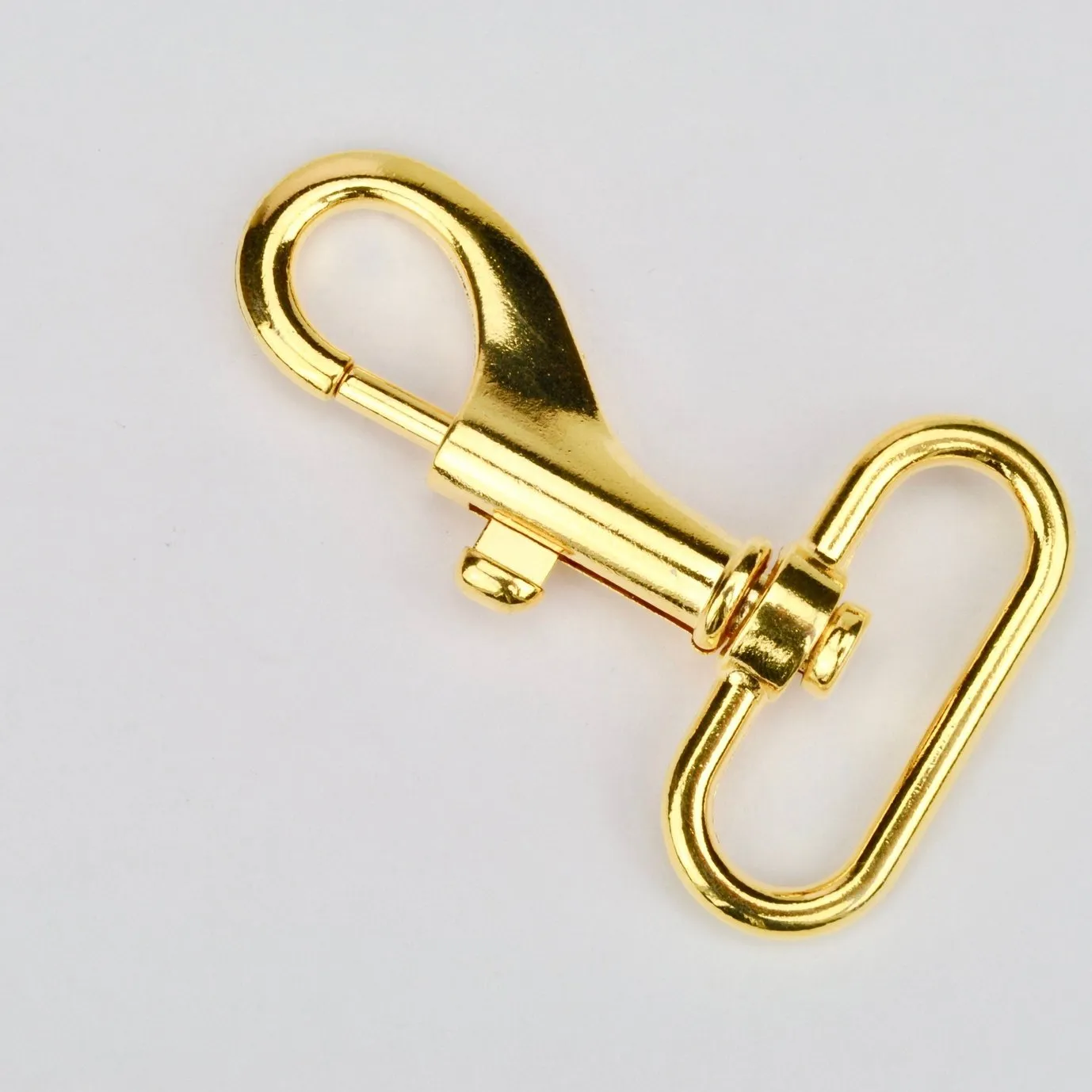 Leather House Musketon Ovaal 30mm Zilver 2st