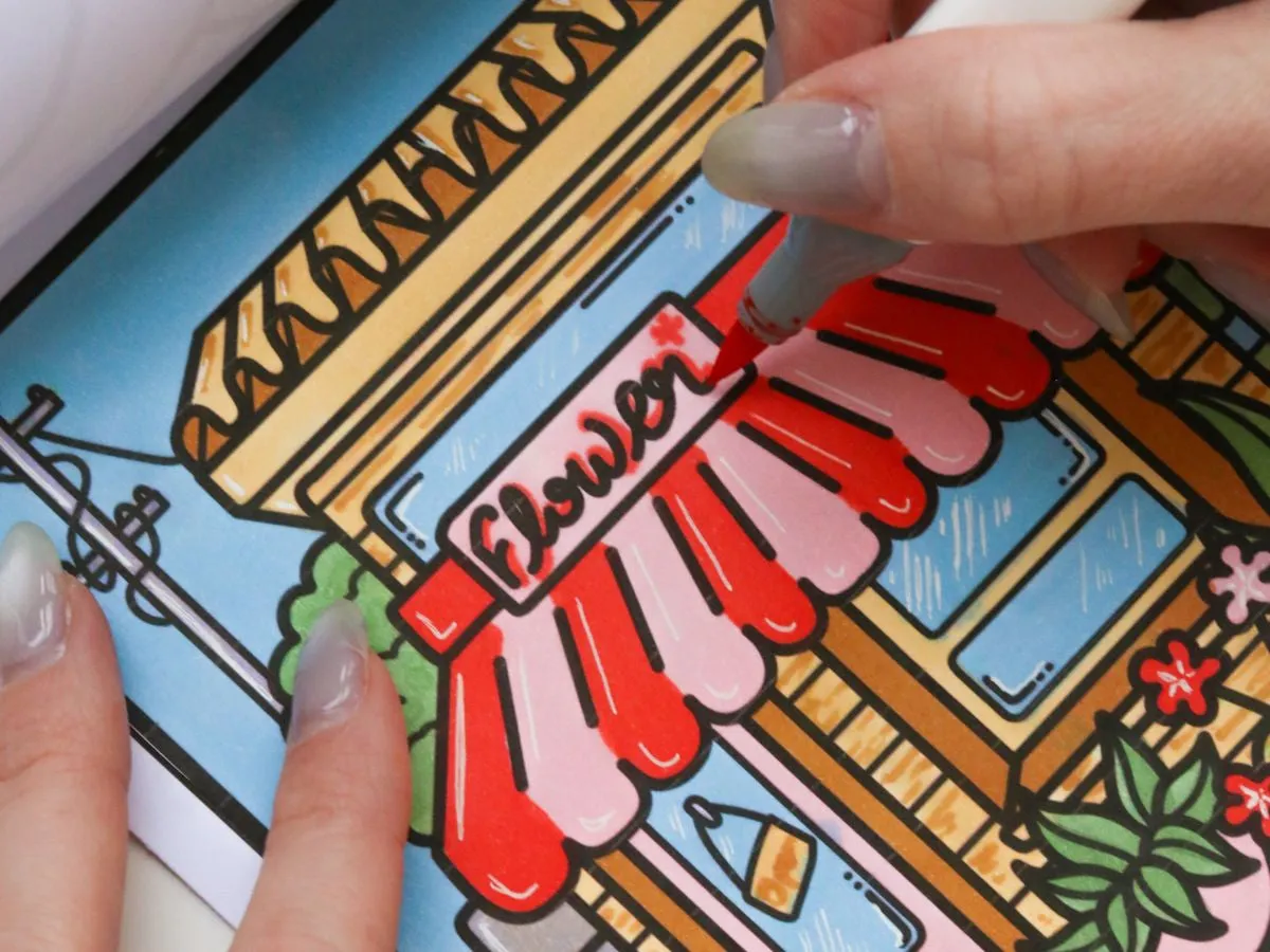 La Petite Epicerie Mon Carnet Coloriage kleurboek ontspanning