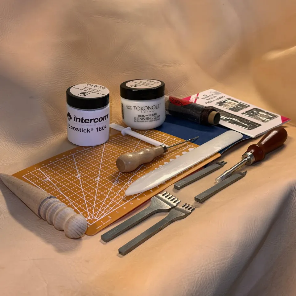 Leather House Leathercraft Starter Pack Premium startset 12-delig