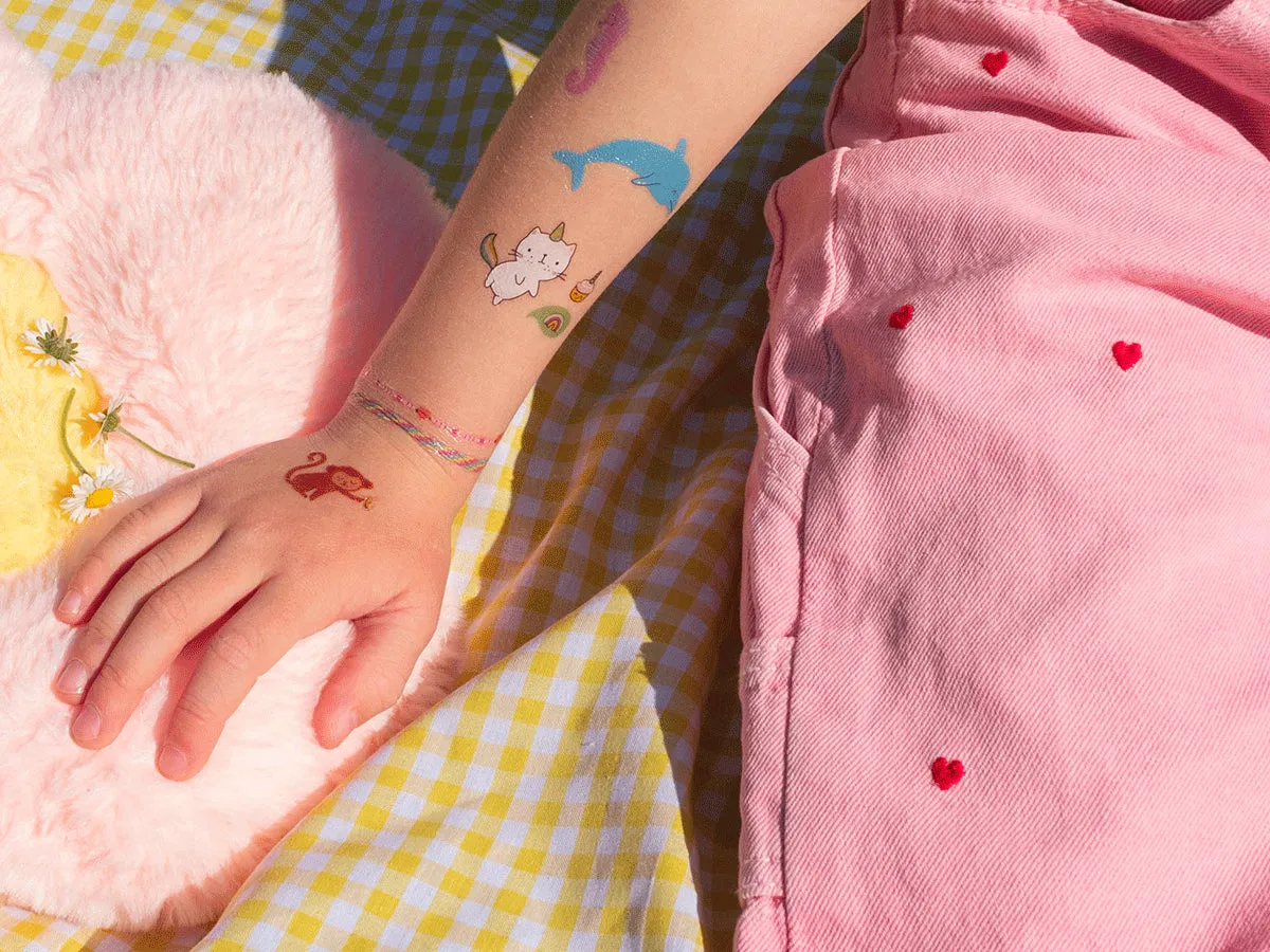 La Petite Epicerie plaktattoos zeemeermin holografisch 30 stuks