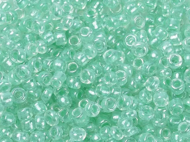 La Petite Epicerie Lustre Vert rocailles 2 mm tube 10 gram
