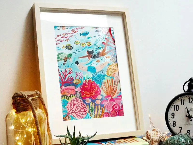 La Petite Epicerie Petit Pinceau Coral Reef schilderen op nummer