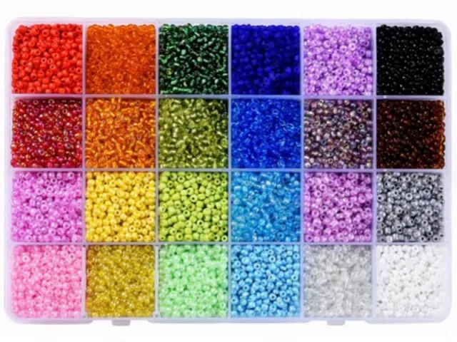 La Petite Epicerie rocailles 3 mm box 24 kleuren mix