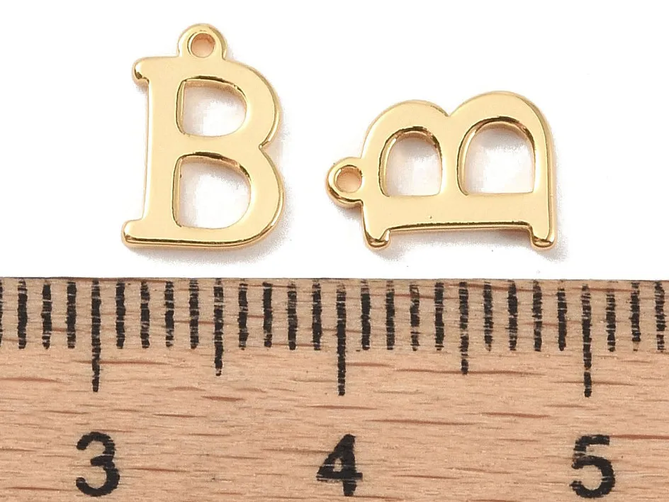La Petite Epicerie letter B bedel verguld per stuk initiaal