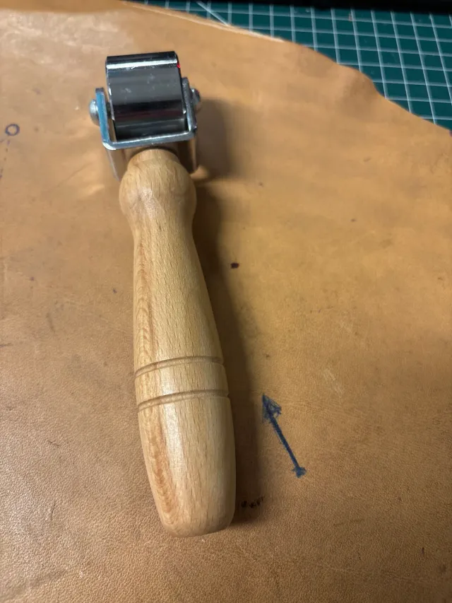 Leather House edge creaser roller klein 170 mm leertool