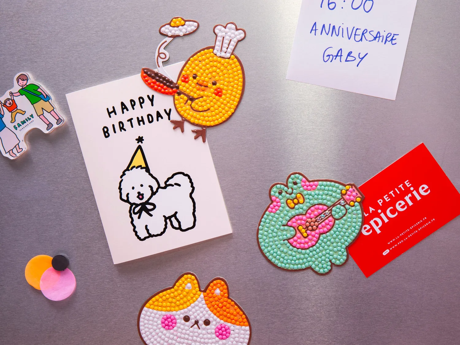 Petit Diamond kids party pack magnets 8 stuks NiniWanted