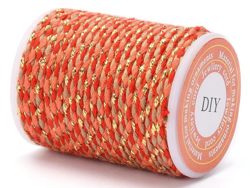La Petite Epicerie Katoenkoord 1,5mm Koord Rood Mix 4 Meter
