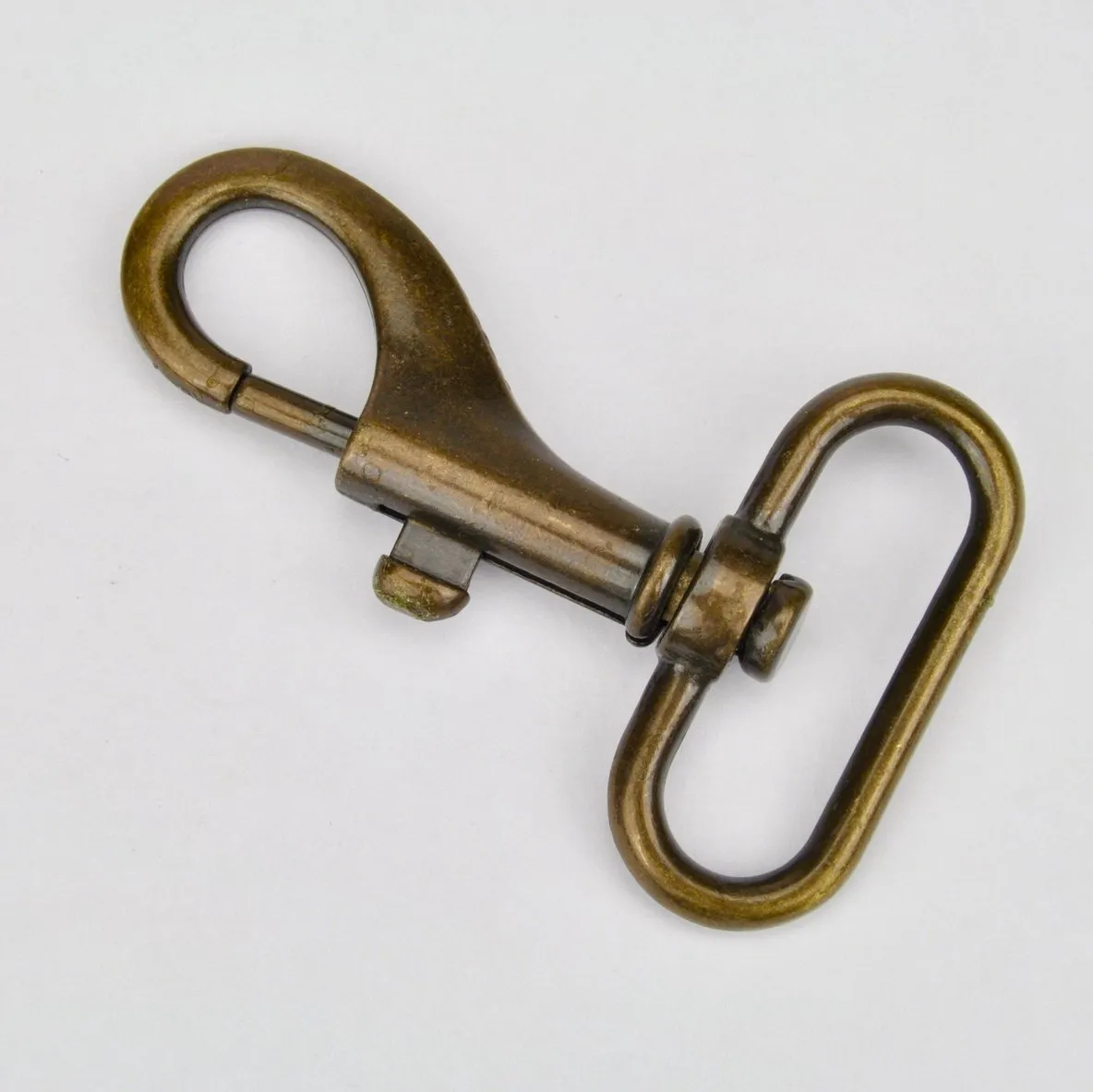 Leather House Musketon Ovaal 30mm Zilver 2st