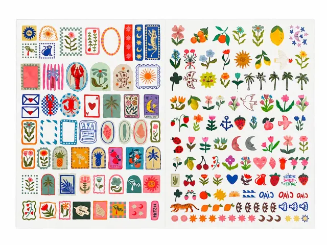 La Petite Epicerie tatoeages voor medaillons 166 stuks
