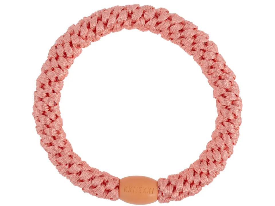 Kknekki haarelastiek zalm classic 6 cm per stuk