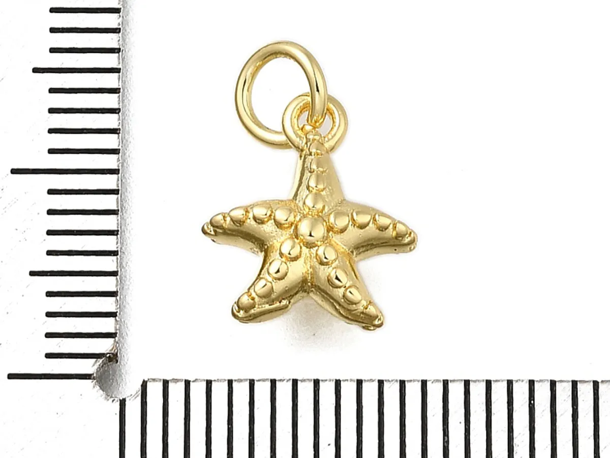 La Petite Epicerie mini zeester bedel goud per stuk