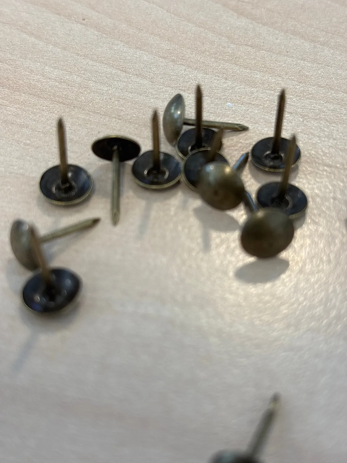 Leather House Brass Furniture Nails meubelnagels oud goud 200 stuks