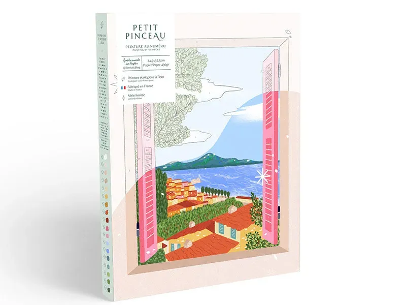 La Petite Epicerie Petit Pinceau schilderen op nummer Fenêtre ouverte sur Naples