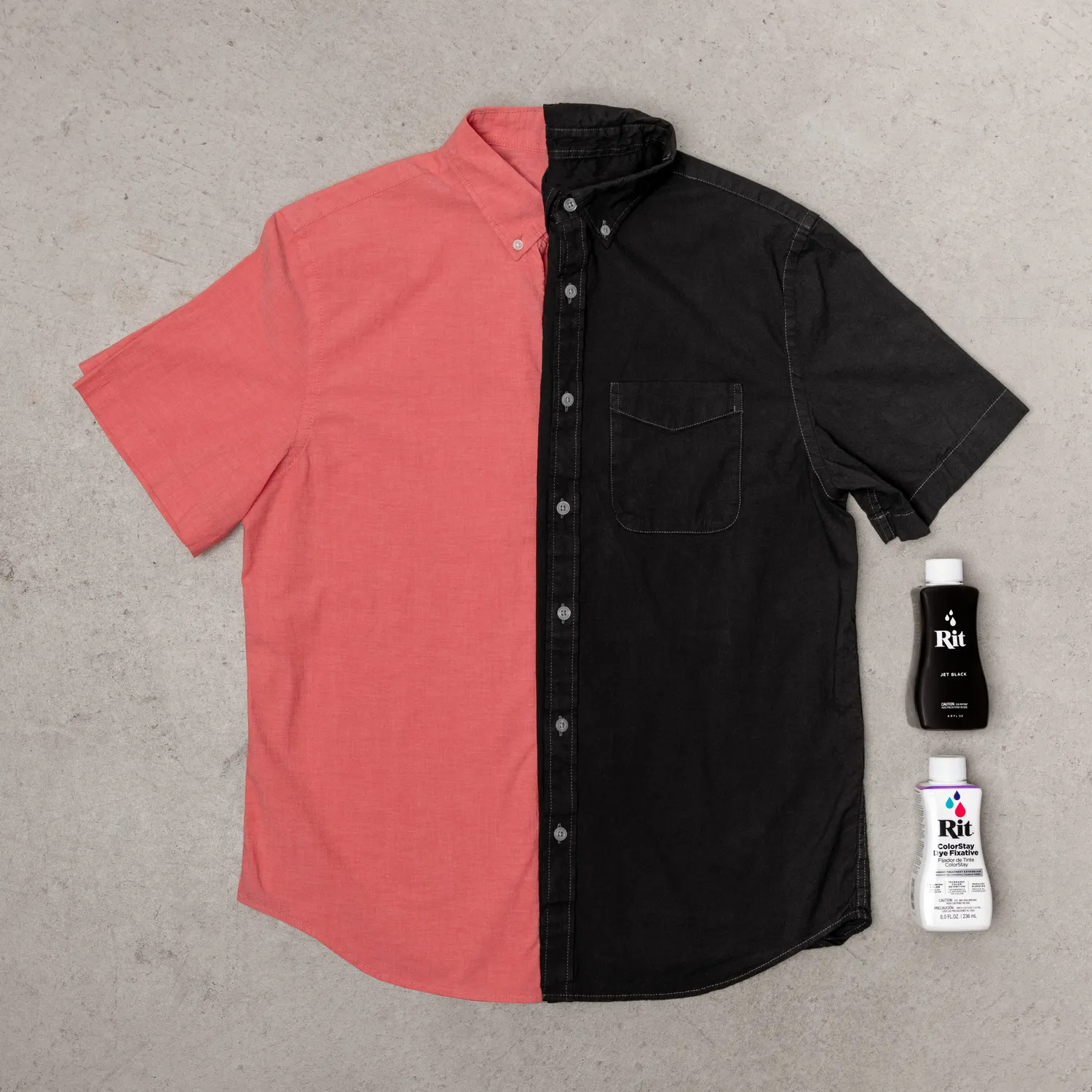 Rit Get Black Back textielverfset zwart