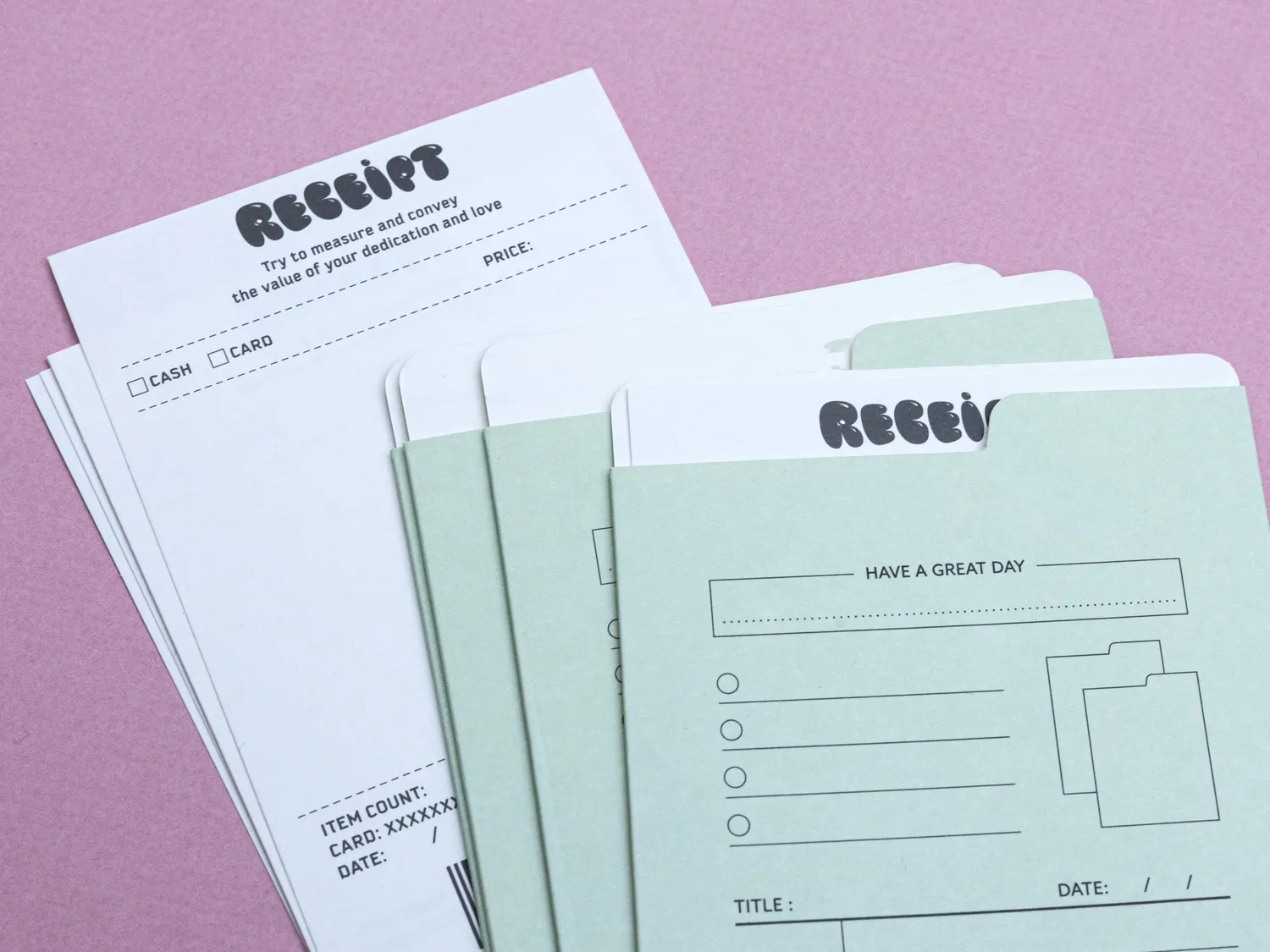 La Petite Epicerie enveloppen groen journaling 4 stuks