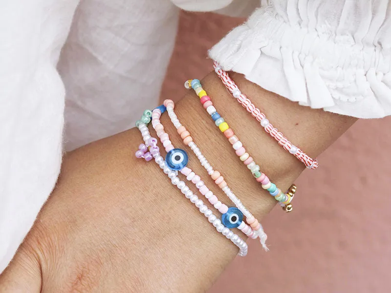 DIY Bijouterie Sieradenkit kleurrijke armbanden box